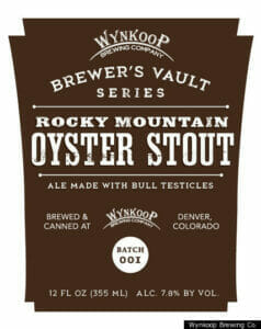 Rocky Mountain Oyster Beer