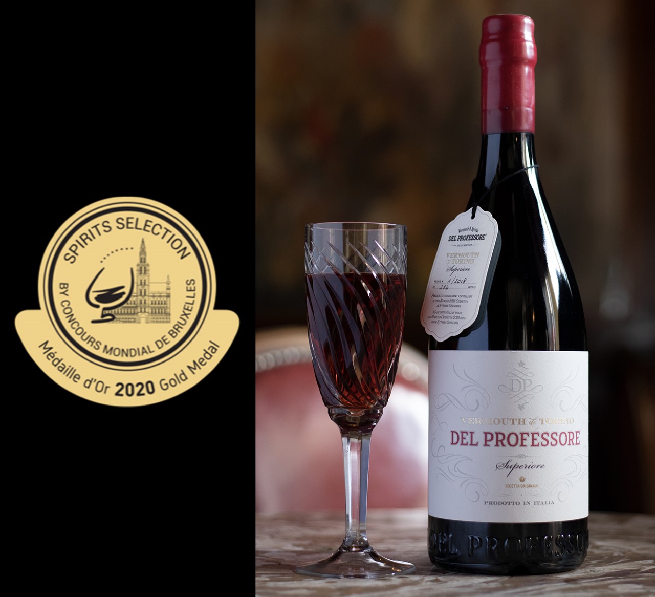 Bottiglia di Vermouth al Barolo