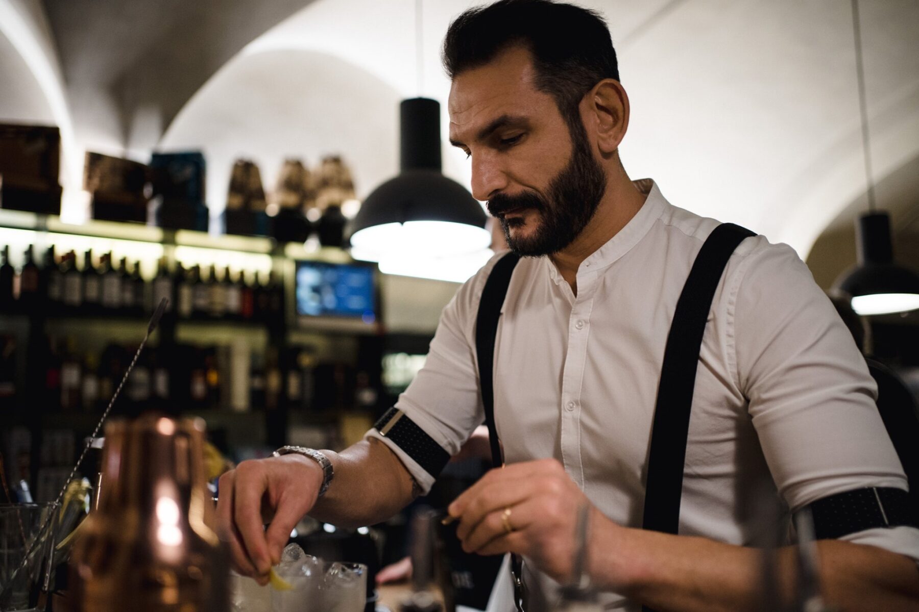 Filippo Adriano Marinelli, preparazione drink