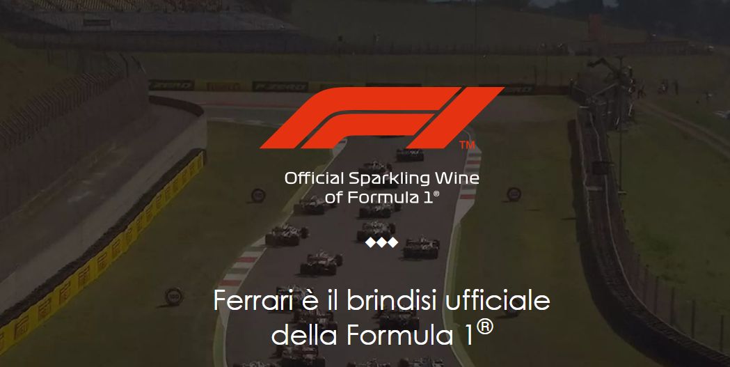 Ferrari Trento spumante partnership F1