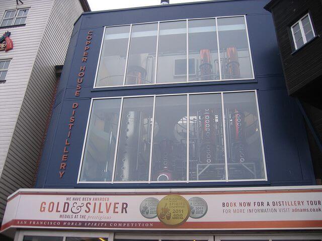 Adnams Copper House di Southwold, fabbrica