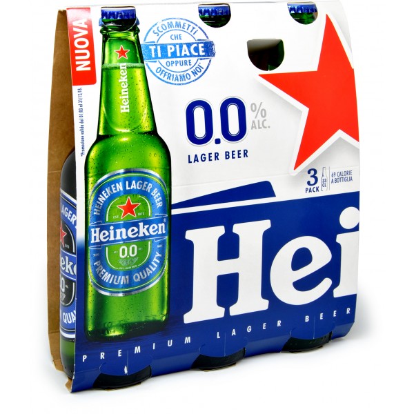 Heineken confezione bottiglie birra analcolica