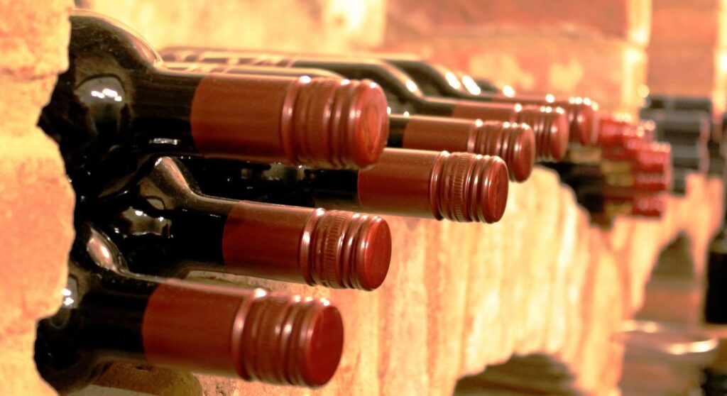 bottiglie di vino, Enoteche
