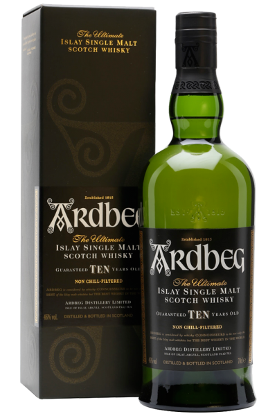 Ardbeg, bottiglia whisky