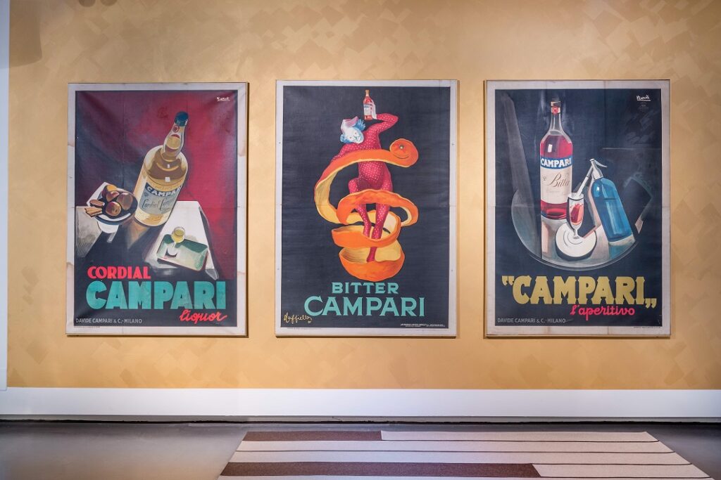 Galleria Campari, esposizione