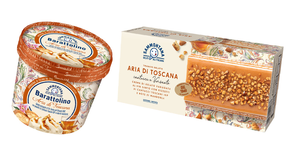 barattolo e trancio Sammontana, Aria di Toscana