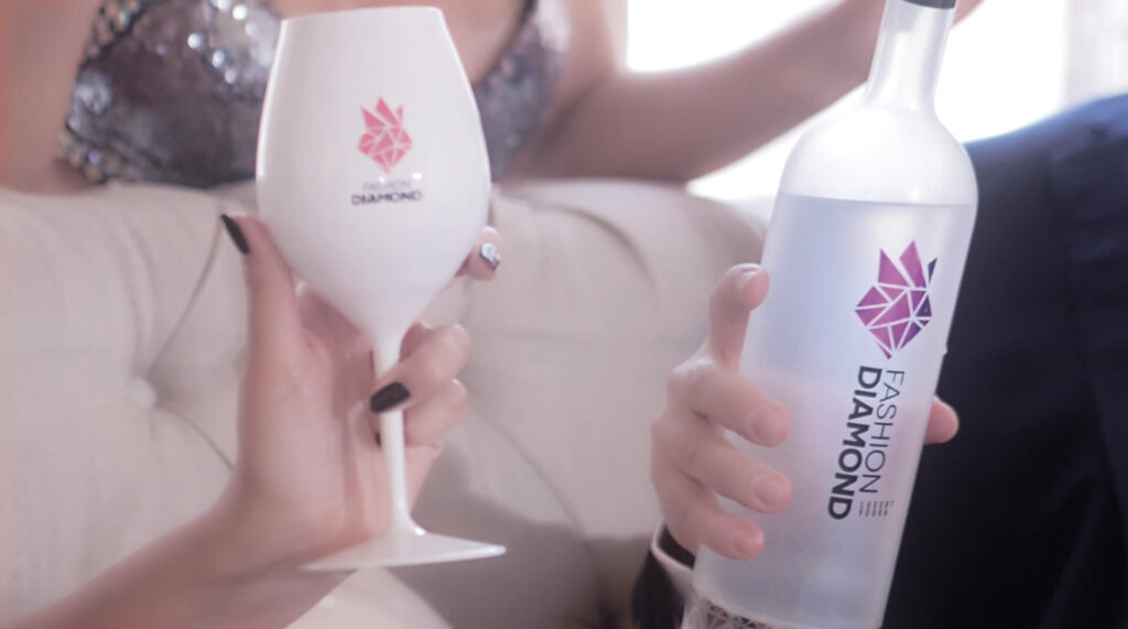 Bottiglia vodka Fashion Diamond-