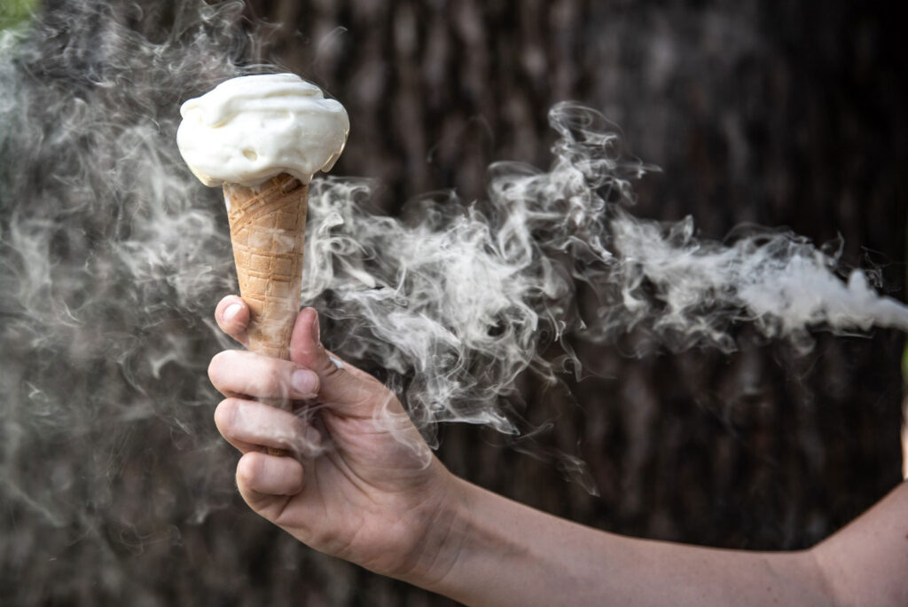 Gelato doppiamente affumicato al legno di faggio
