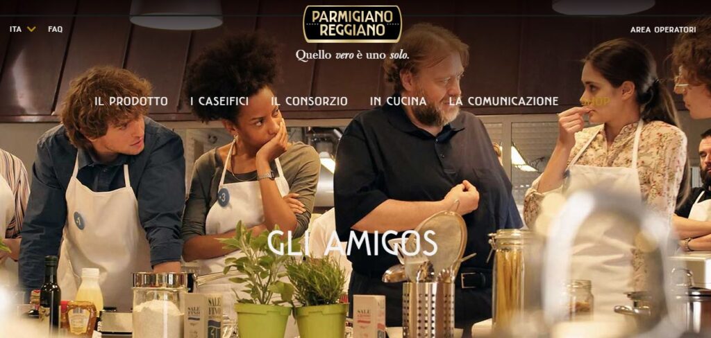 Gli Amigos, medio-metraggio Parmigiano Reggiano
