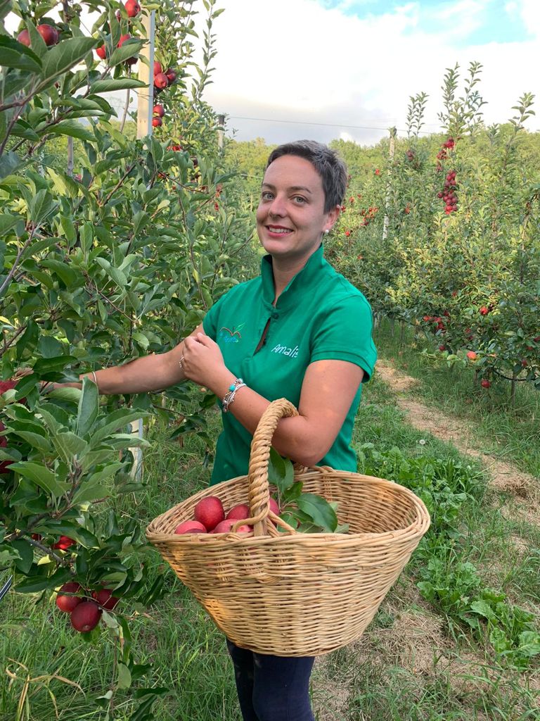 Annalisa Mori titolare dell'azienda agricola Il meleto 