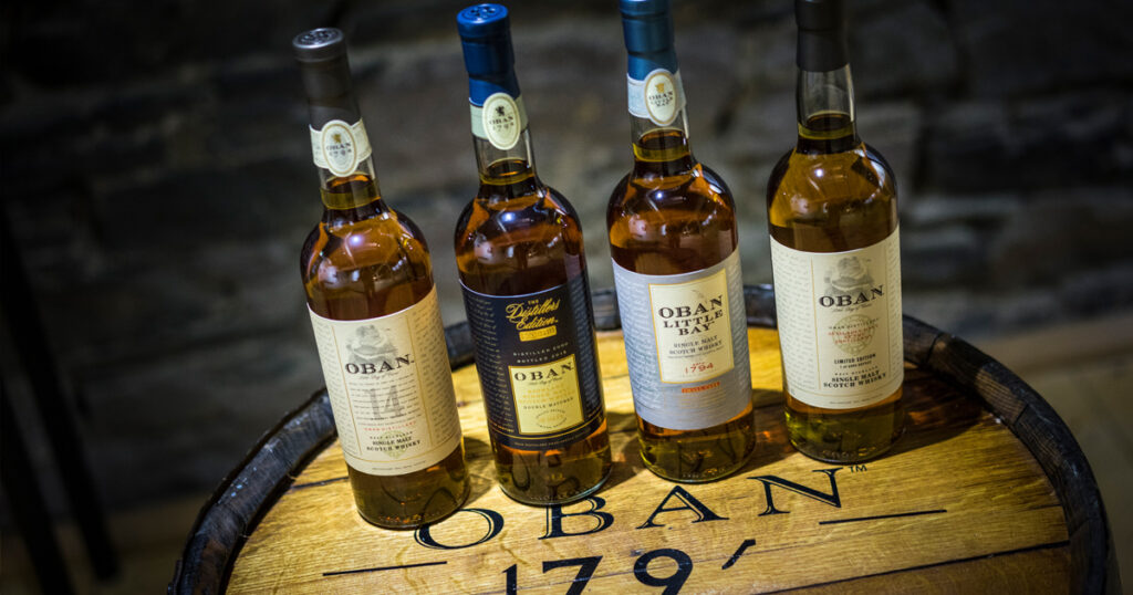 bottiglie whisky Oban