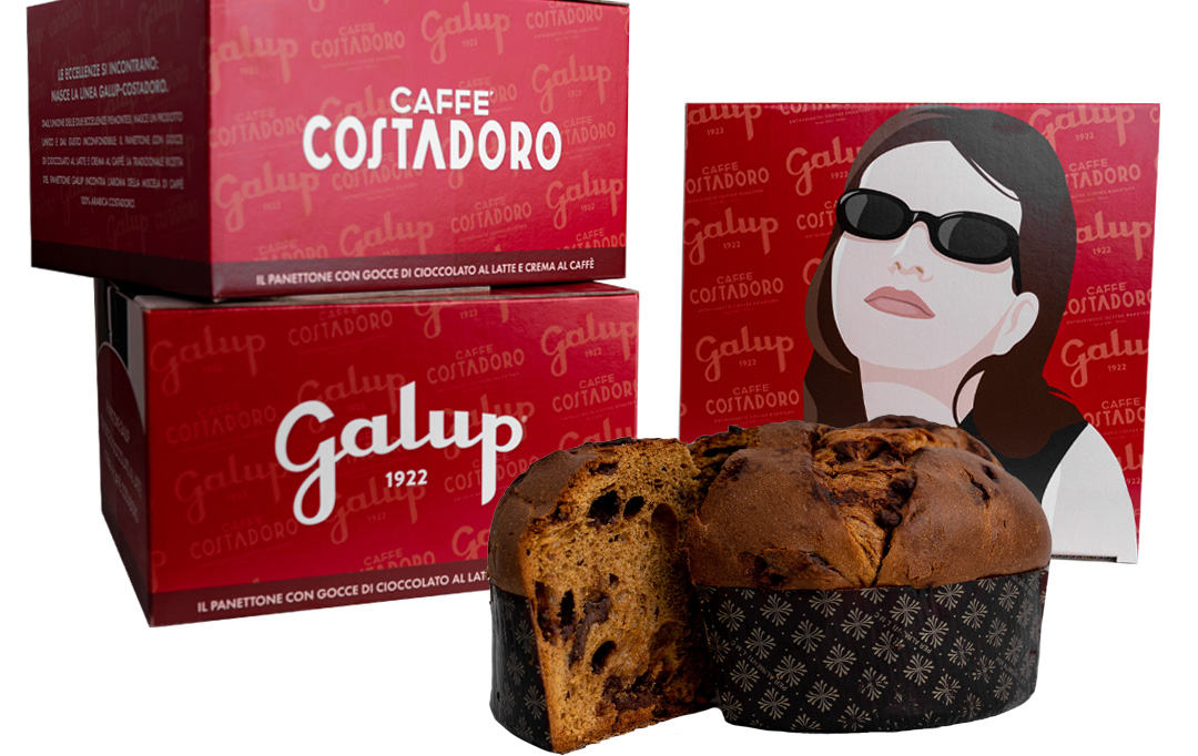 panettone Galup al caffè Costadoro