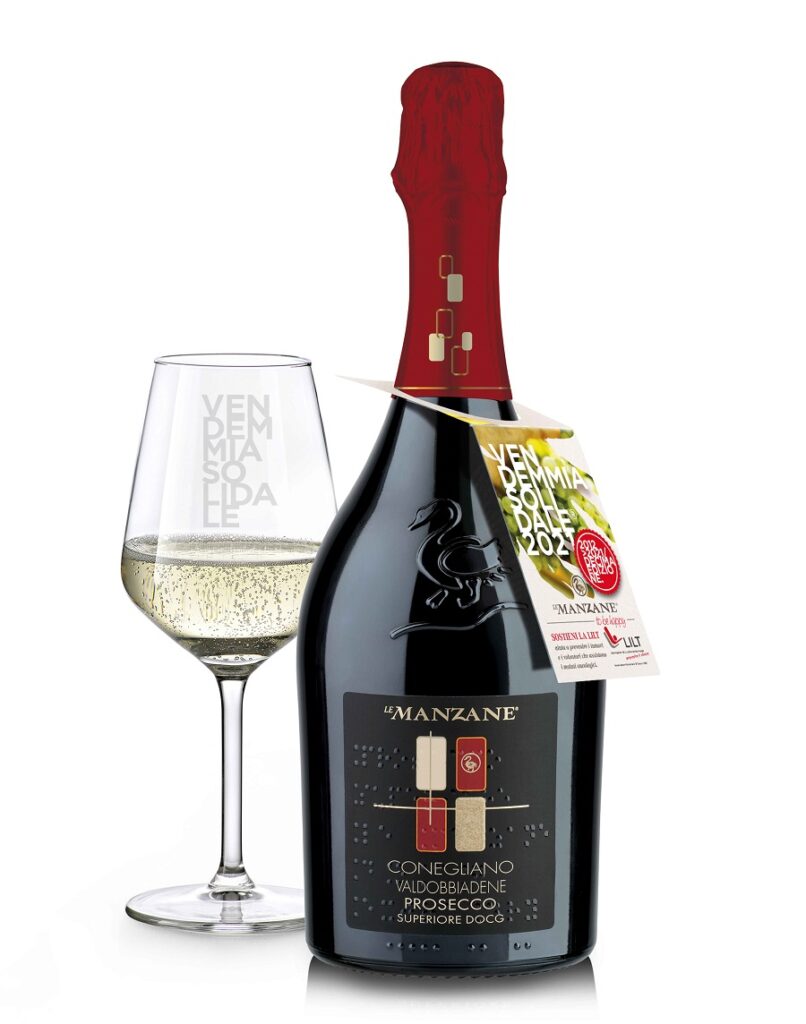 Prosecco Solidale della cantina Le Manzane per la LILT