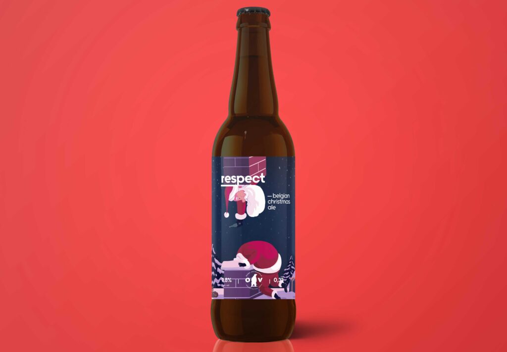 Respect birra del birrificio l'Orso Verde