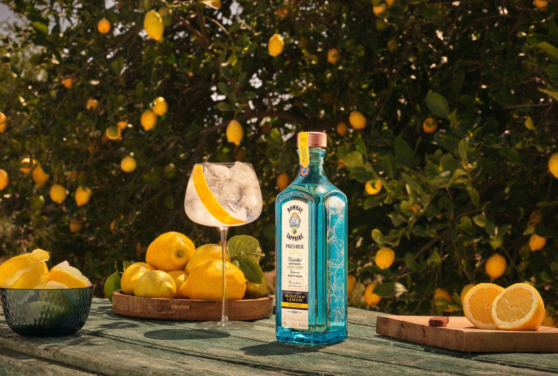 Bombay Sapphire Premier Cru, agrumi di Murcia