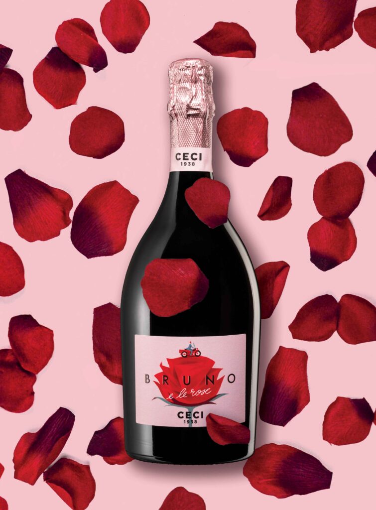 Bruno e le Rose, bottiglia di vino Cantine Ceci