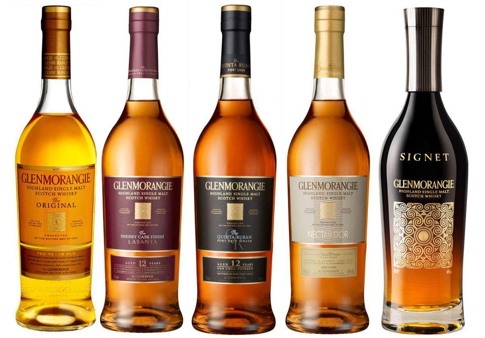 bottiglie whisky Glenmorangie