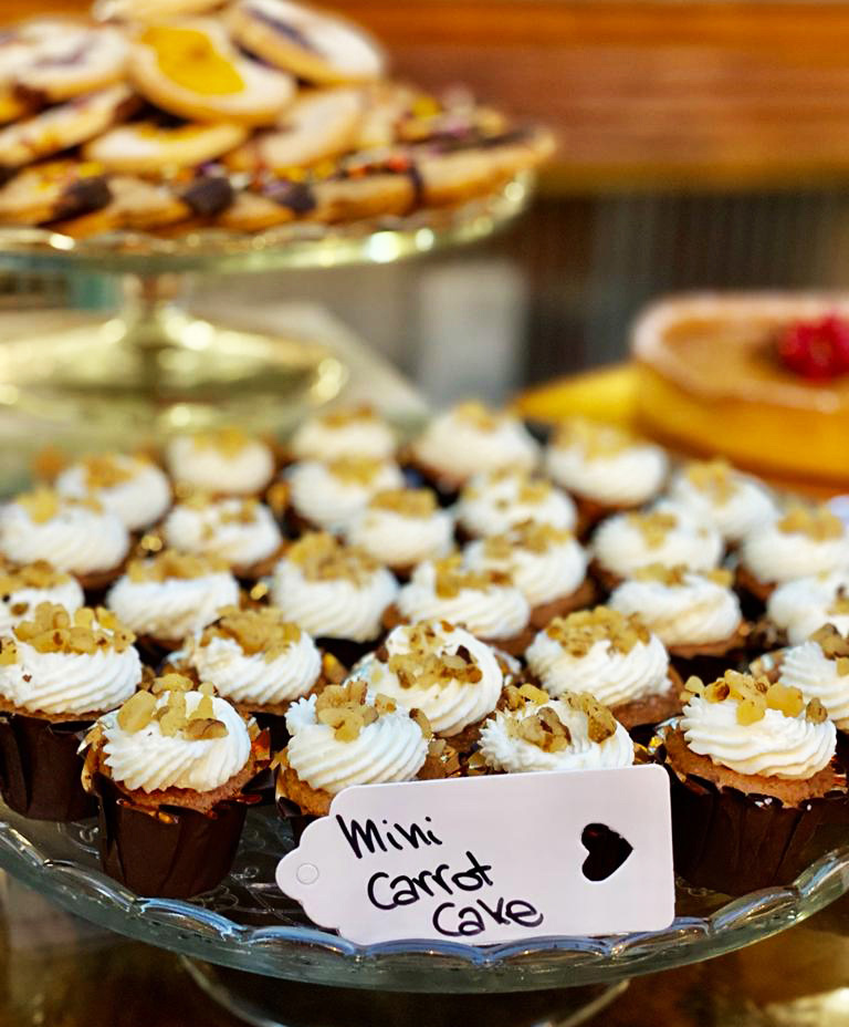 mini carrot cake, del Merry Tea Time