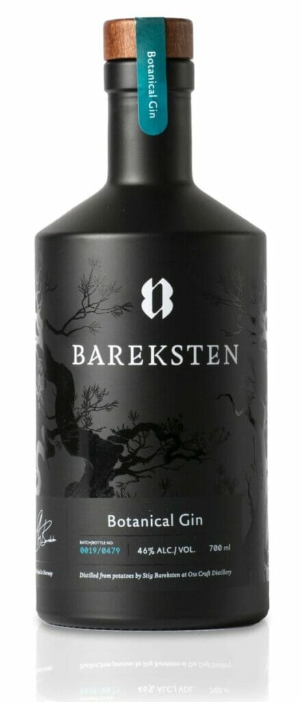 bottiglia Bareksten, London Dry Gin