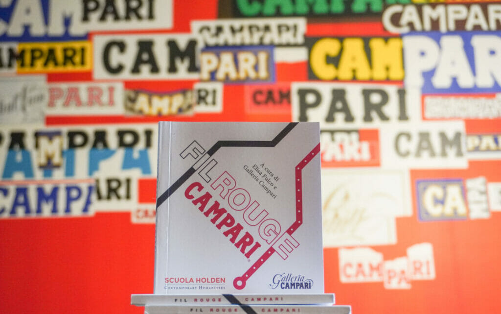 Fil Rouge, volume di supporto Galleria Campari