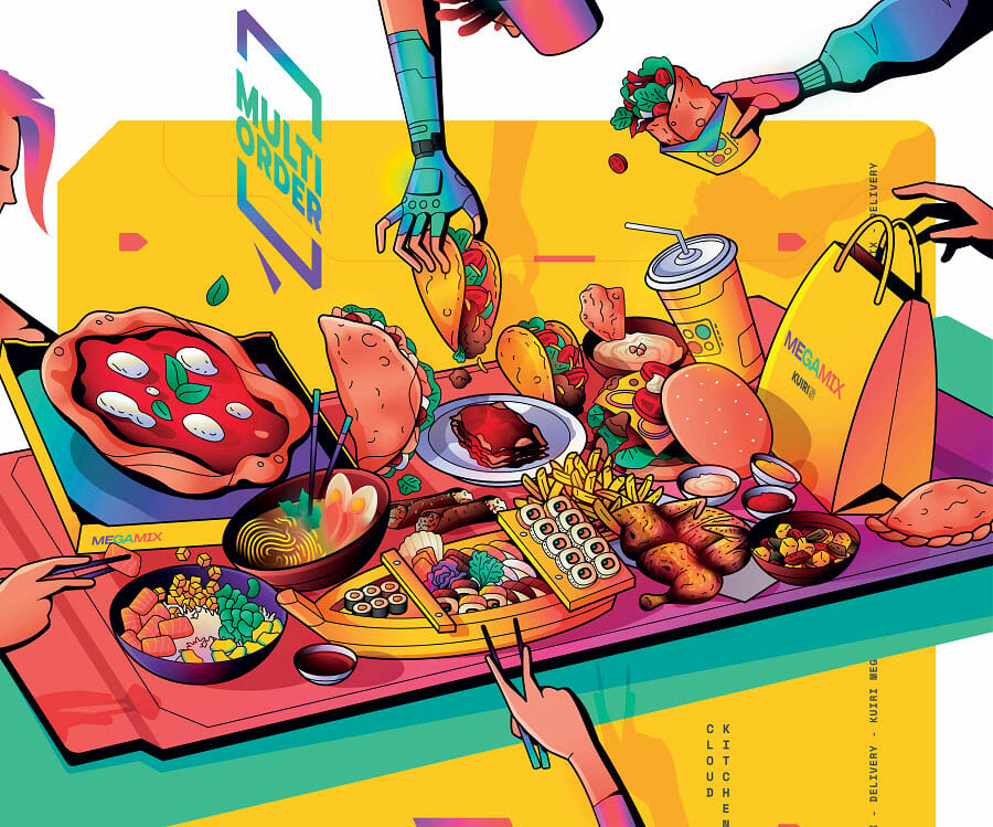 Kuiri, app Megamix per food delivery