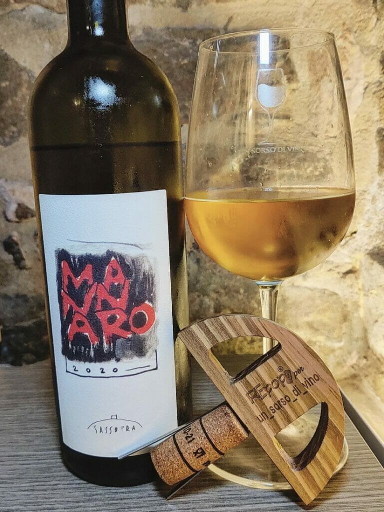 bottiglia Mannaro Bianco Lazio igt