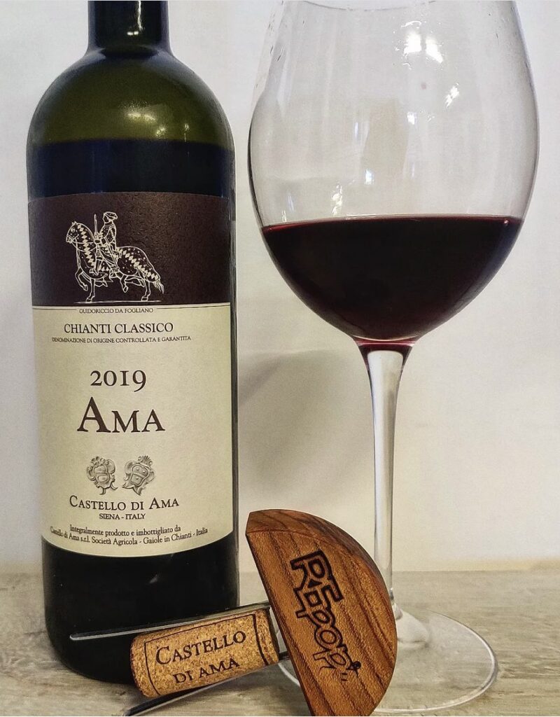 bottiglia di vino Ama Chianti Classico