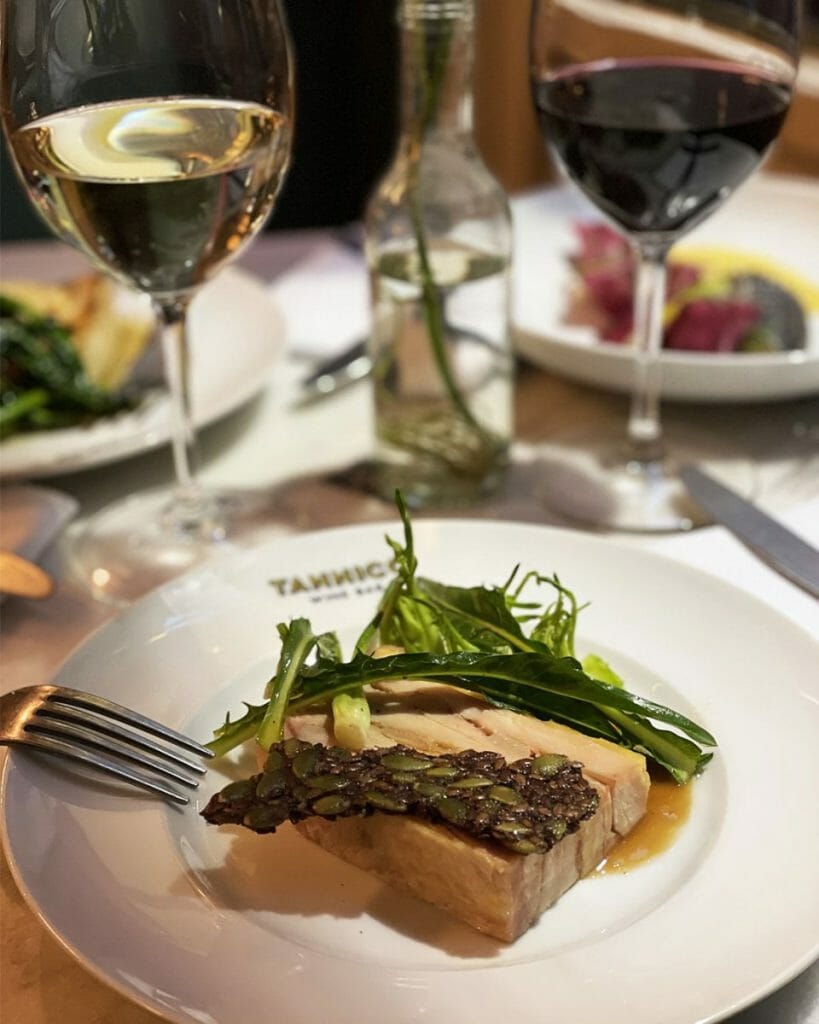 Terrina di pollo, Tannico