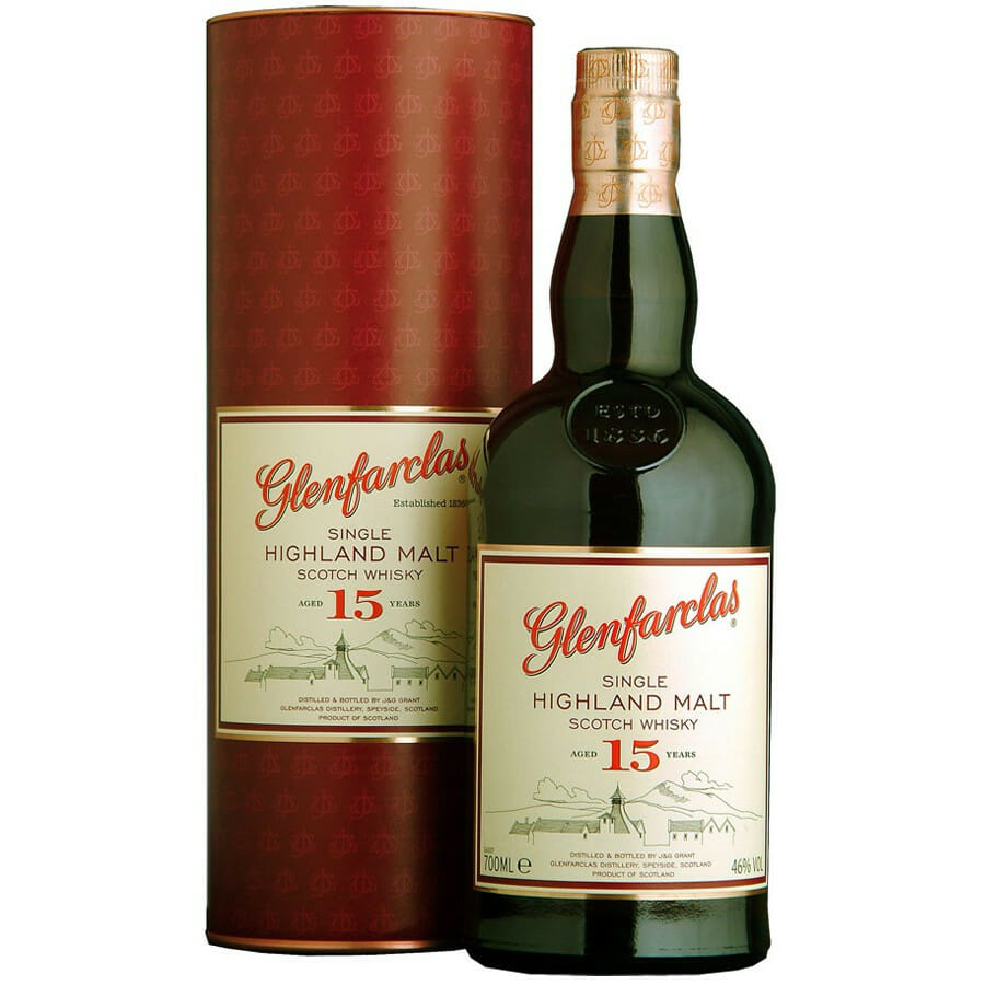 whisky glenfarclas, invecchiato 15 anni