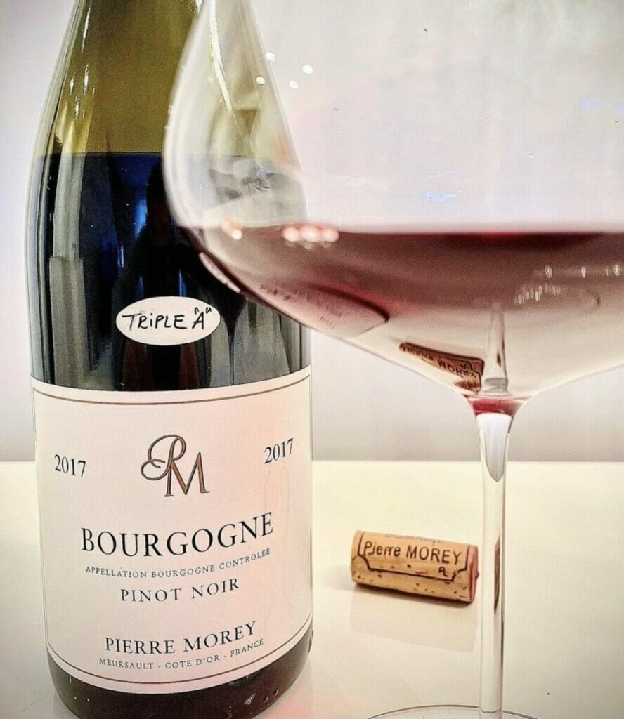 vino rosso Bourgogne Pinot Noir di Pierre Morey