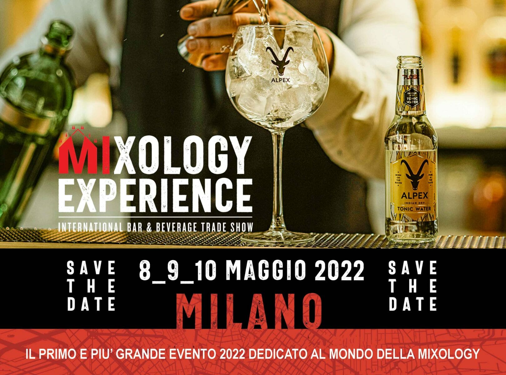 Alpex Supreme Tonic Water Milano Mixology Experience