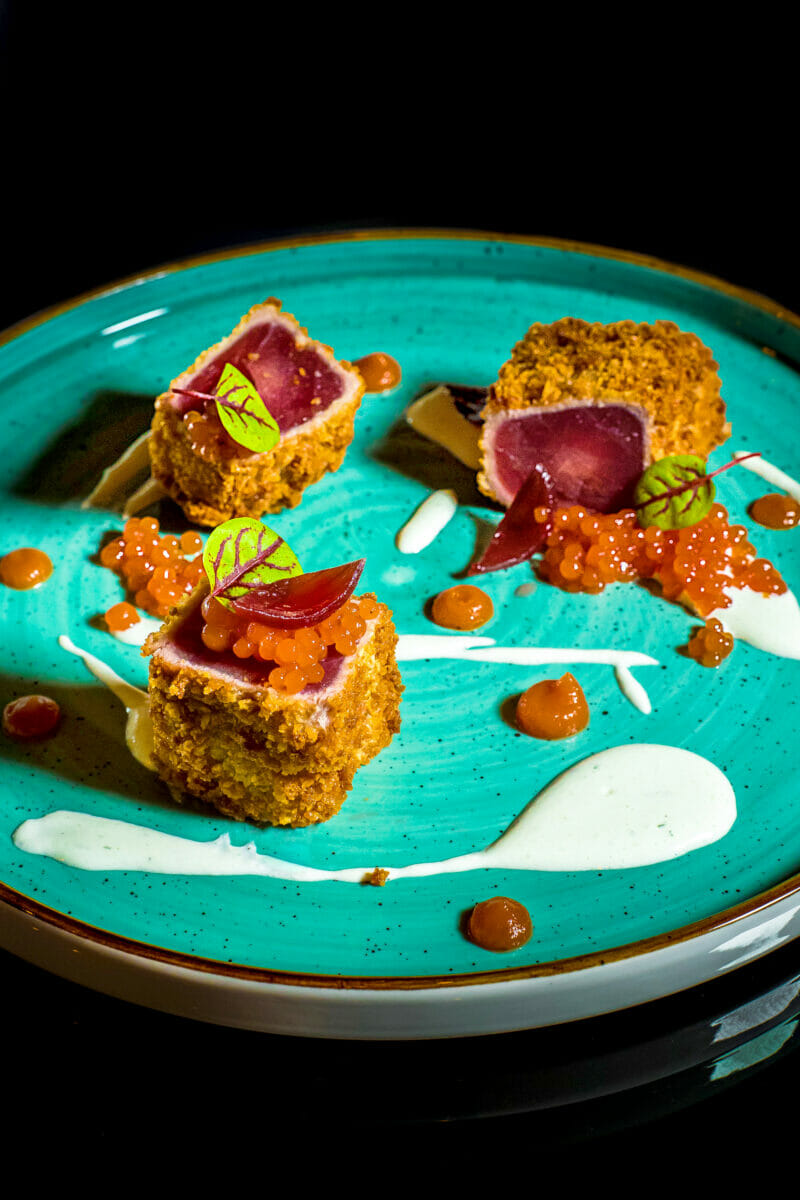 piatto, Tataki di Tonno Fritto