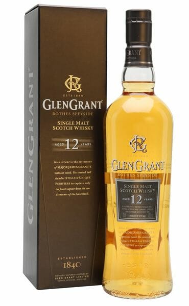 Whisky Gleng Grant, bottiglia di whisky invecchiato 12 anni