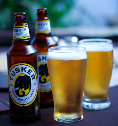 bottiglie di birra Tusker, birra africana