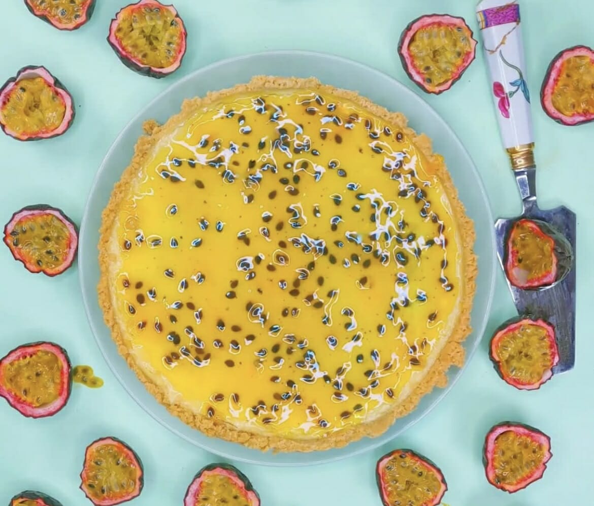 Cheesecake ai frutti della passione