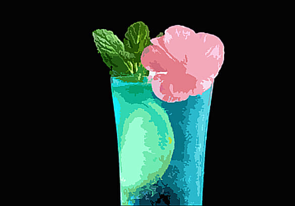 ricetta con blue curaçao