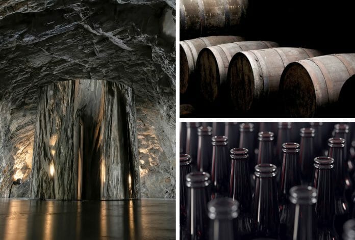 grotta per la conservazione della birra