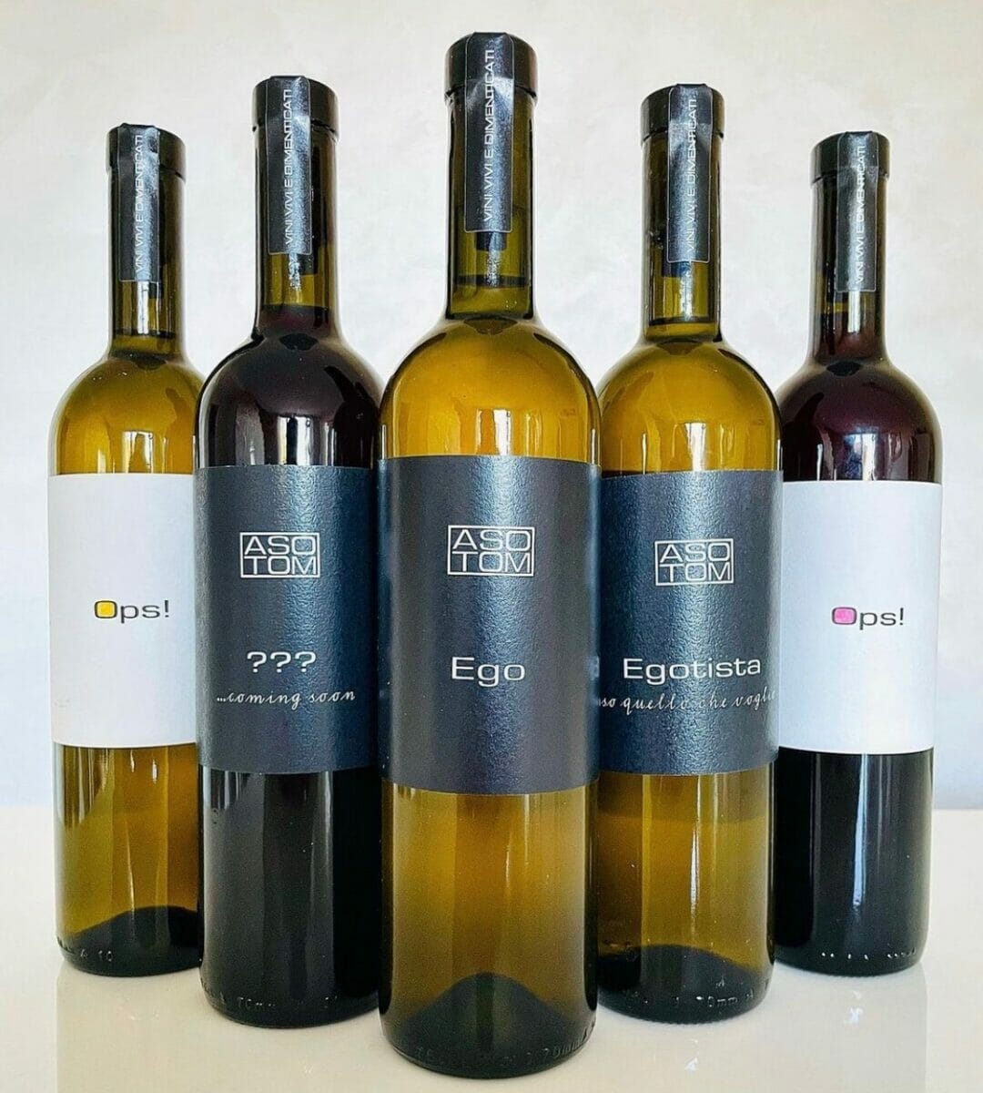 bottiglie vino Tenuta Asotom