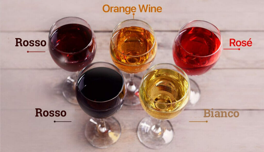 vino arancione