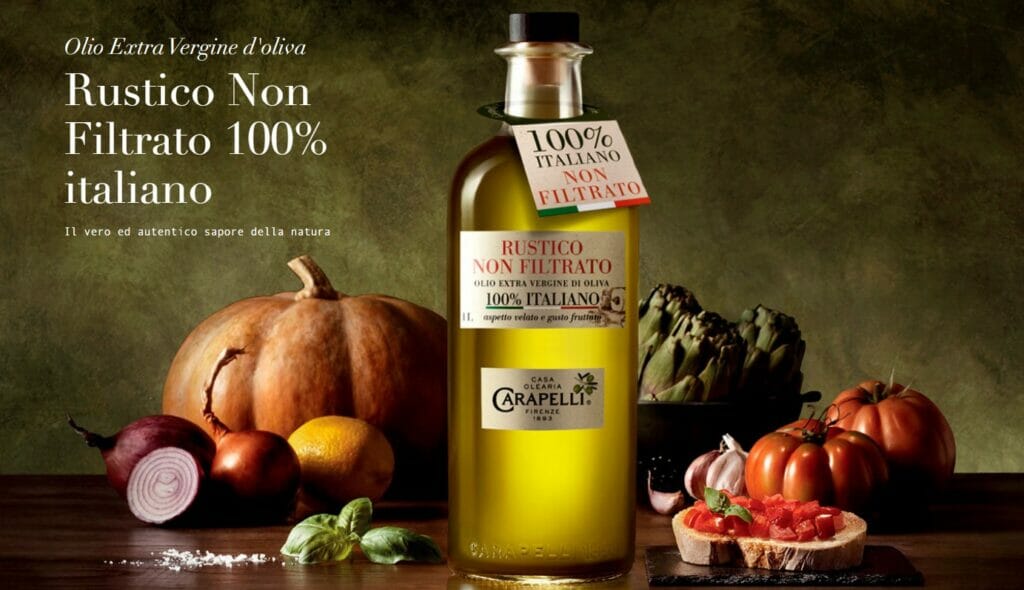 Olio Carapelli Rustico non filtrato