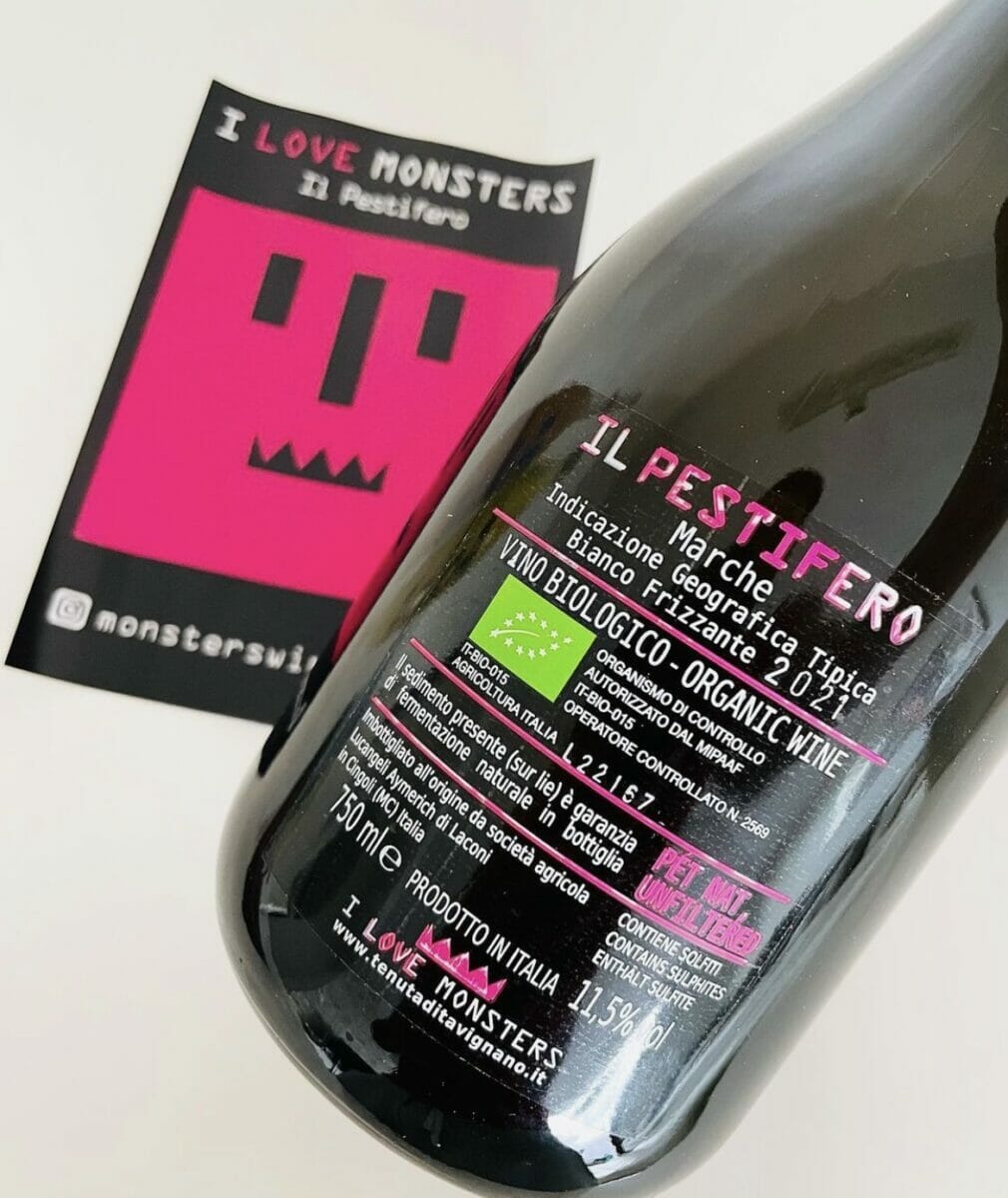 vini naturali I love Monsters PESTIFERO