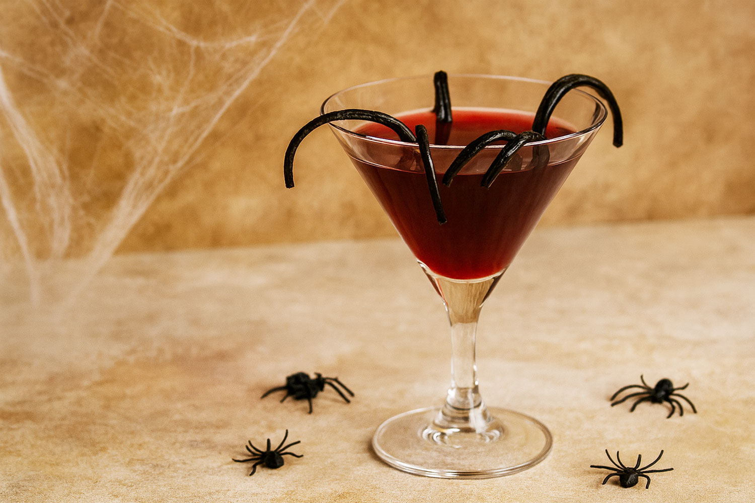 cocktail halloween, la ricetta del ragno ubriaco