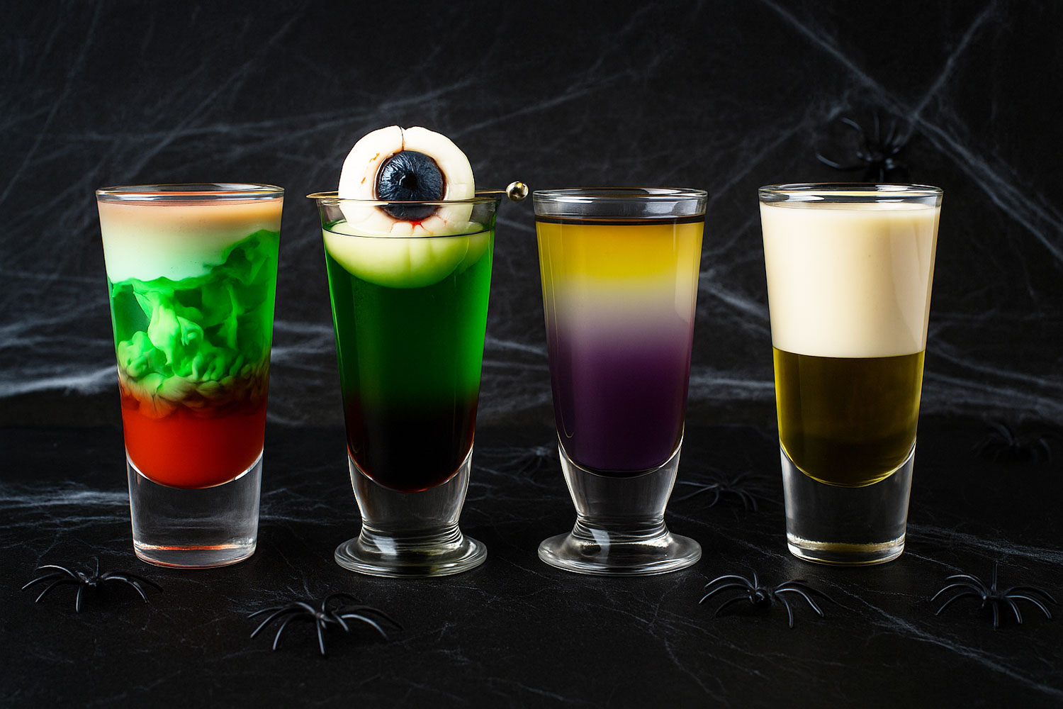 cocktail halloween, la ricetta degli shottini