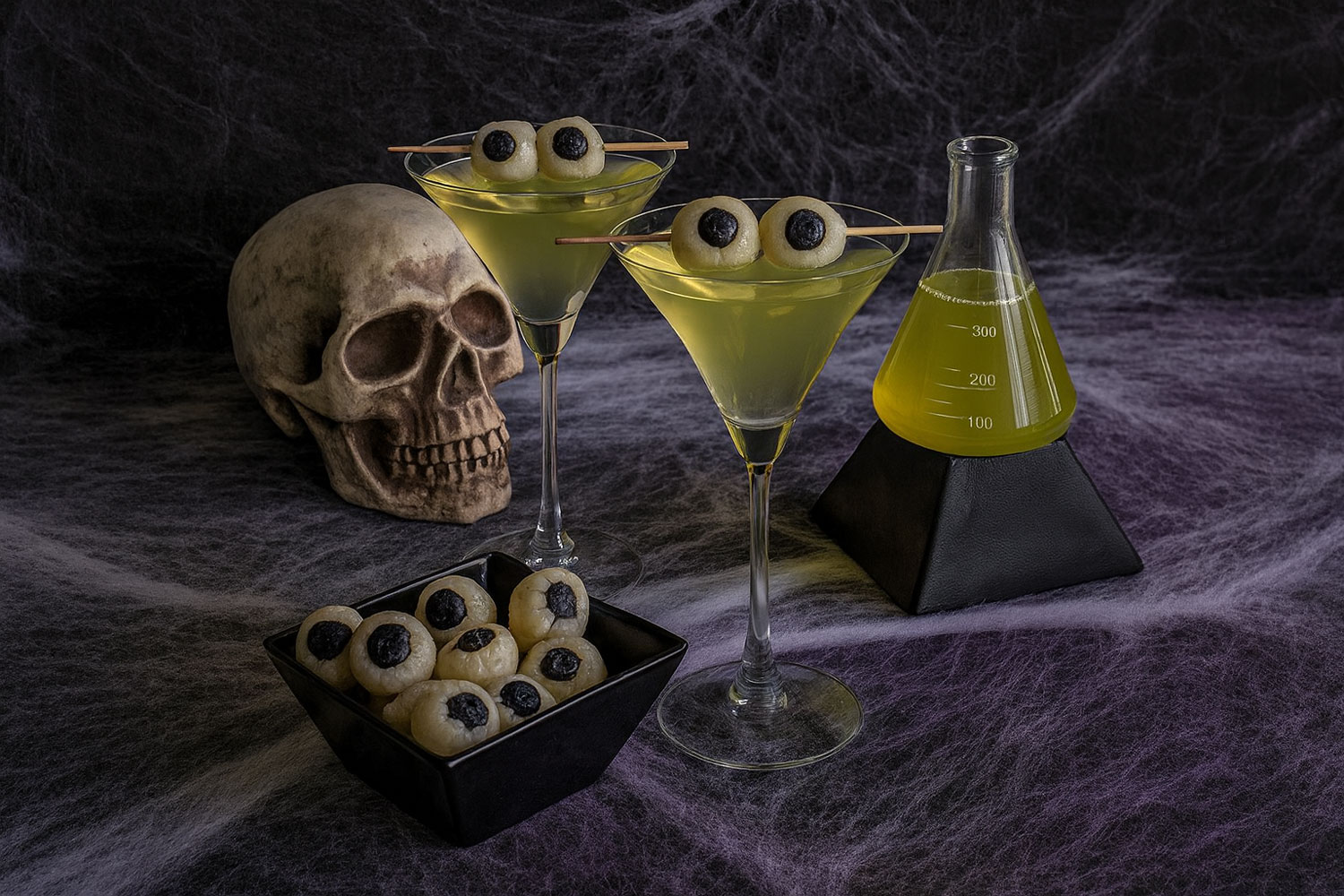 cocktail halloween, la ricetta del Martini Sguardo Infernale