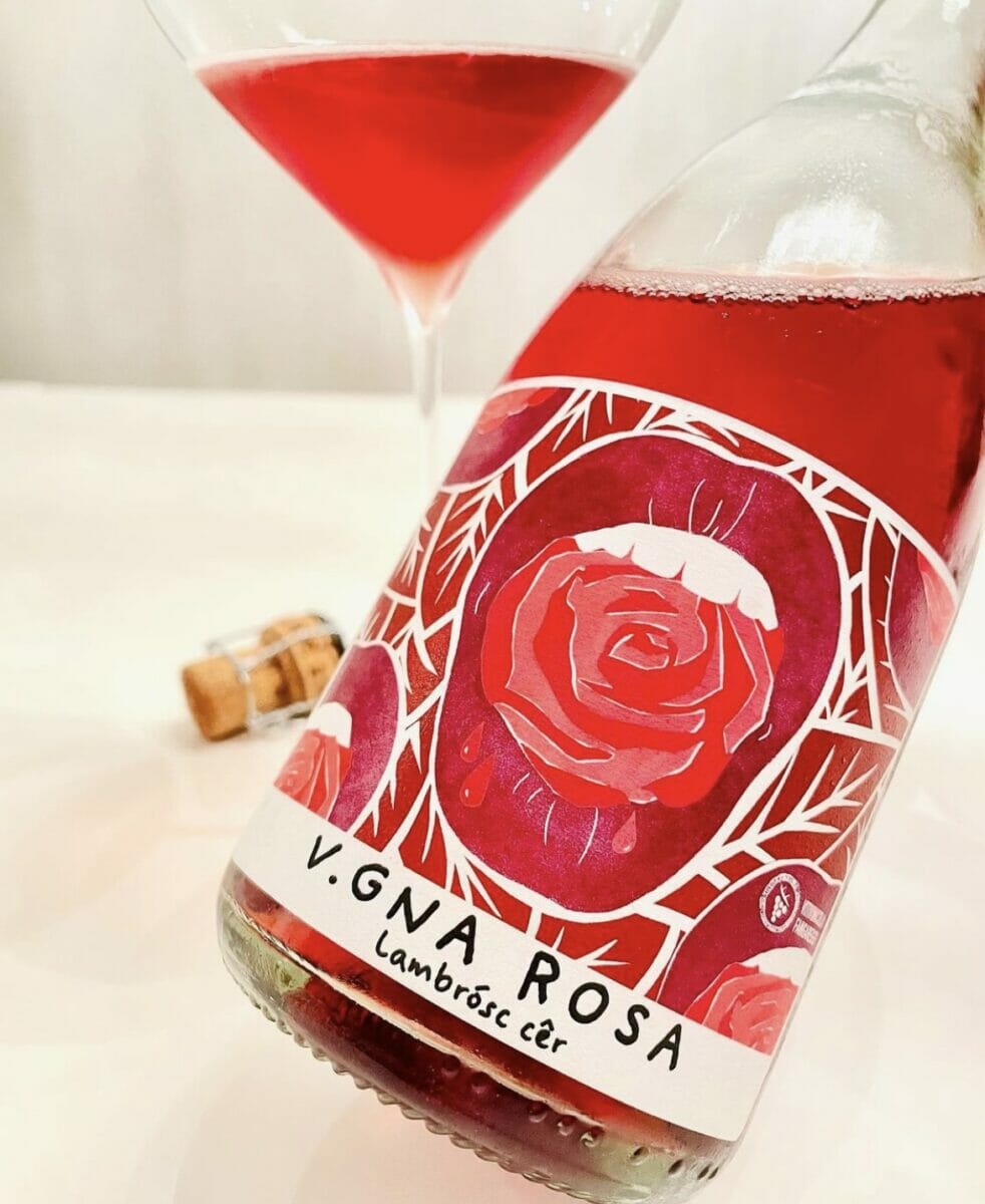 Lambrusco “Vigna Rosa della cantina Vitinicola Fangareggi