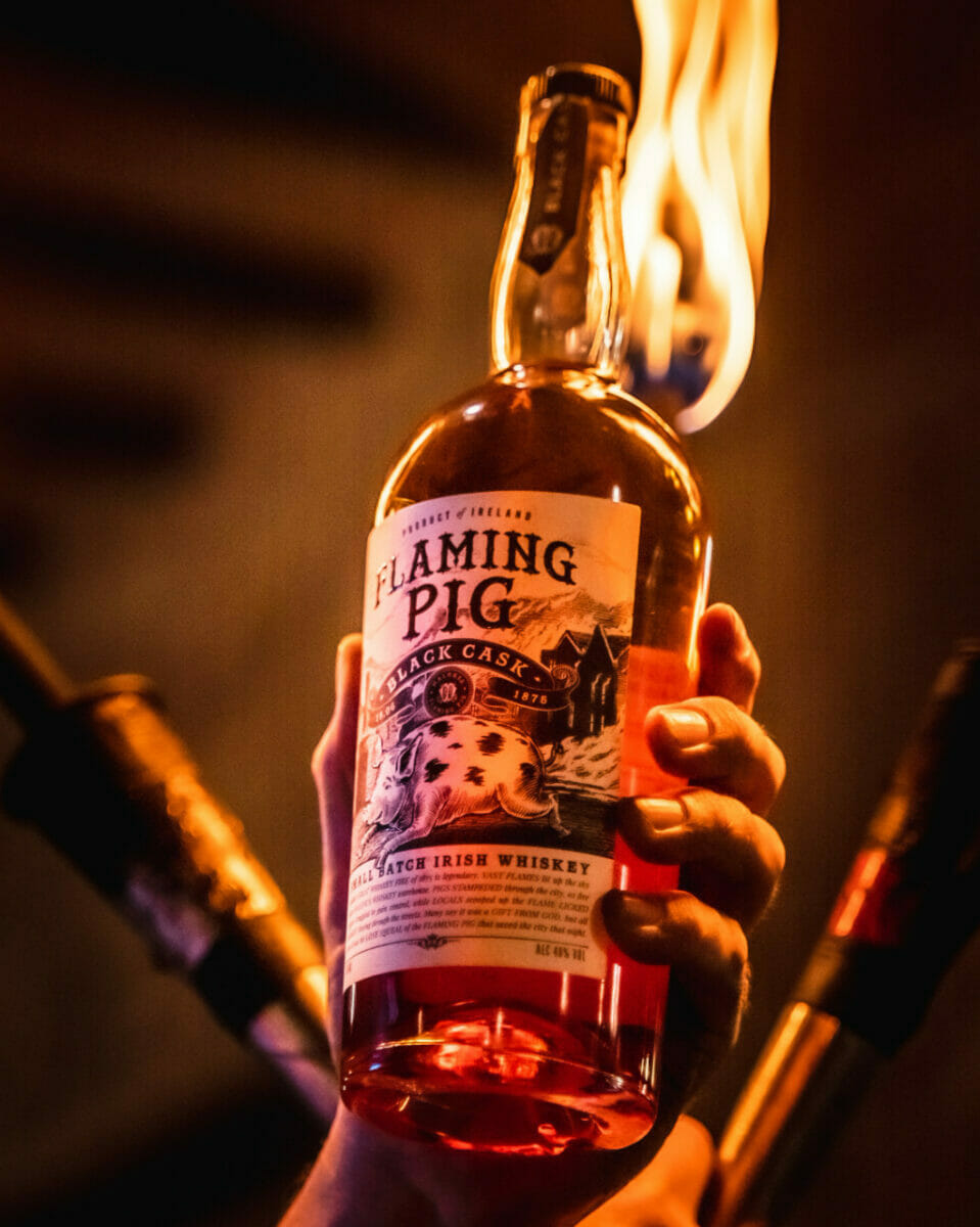 Flaming Pig il nuovo whiskey irlandese presentato da Vantguard