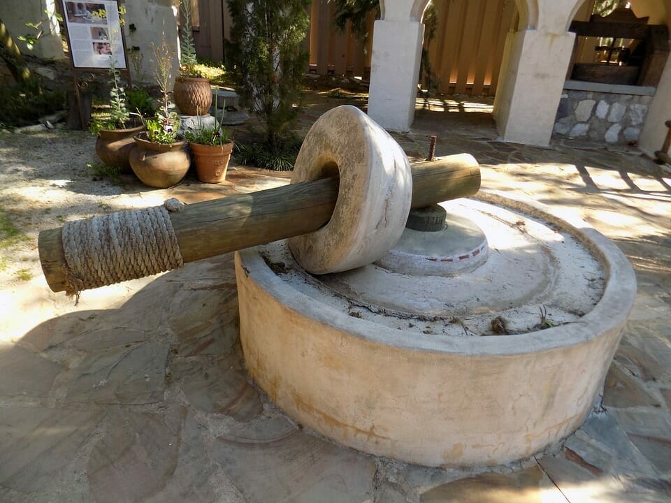 frantoio, produzione olio