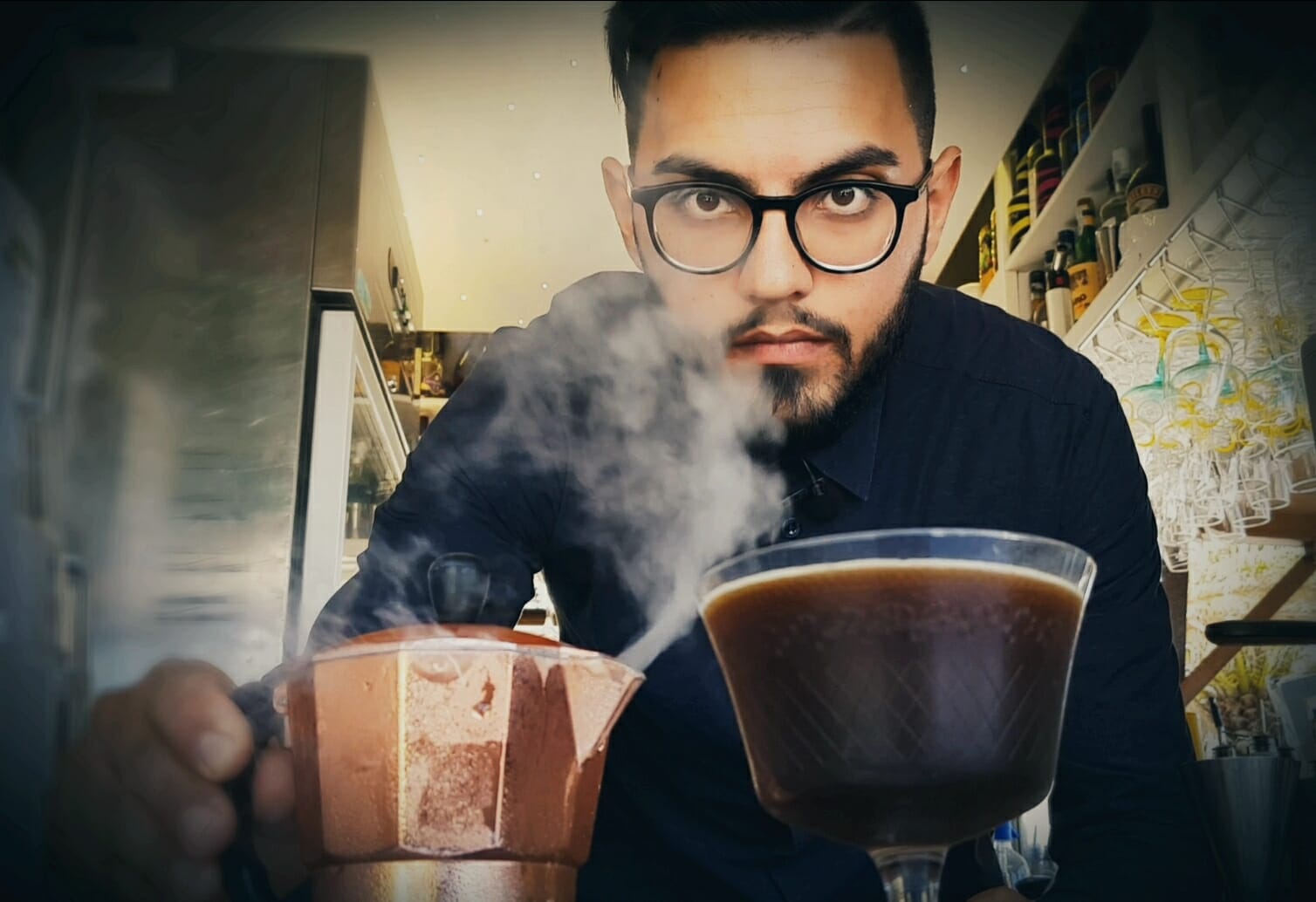 coffee and spirits