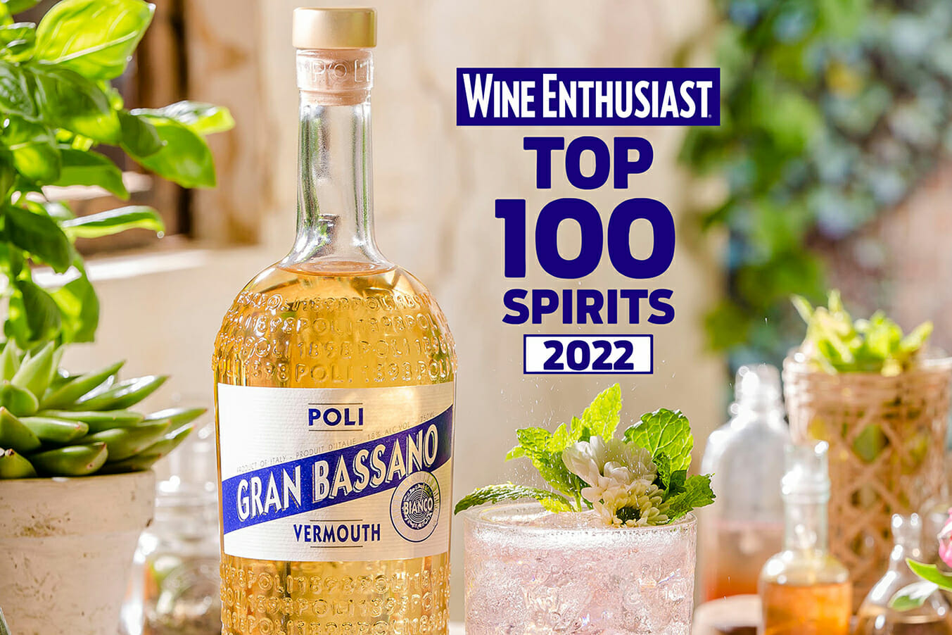 Vermouth bianco delle distillerie poli