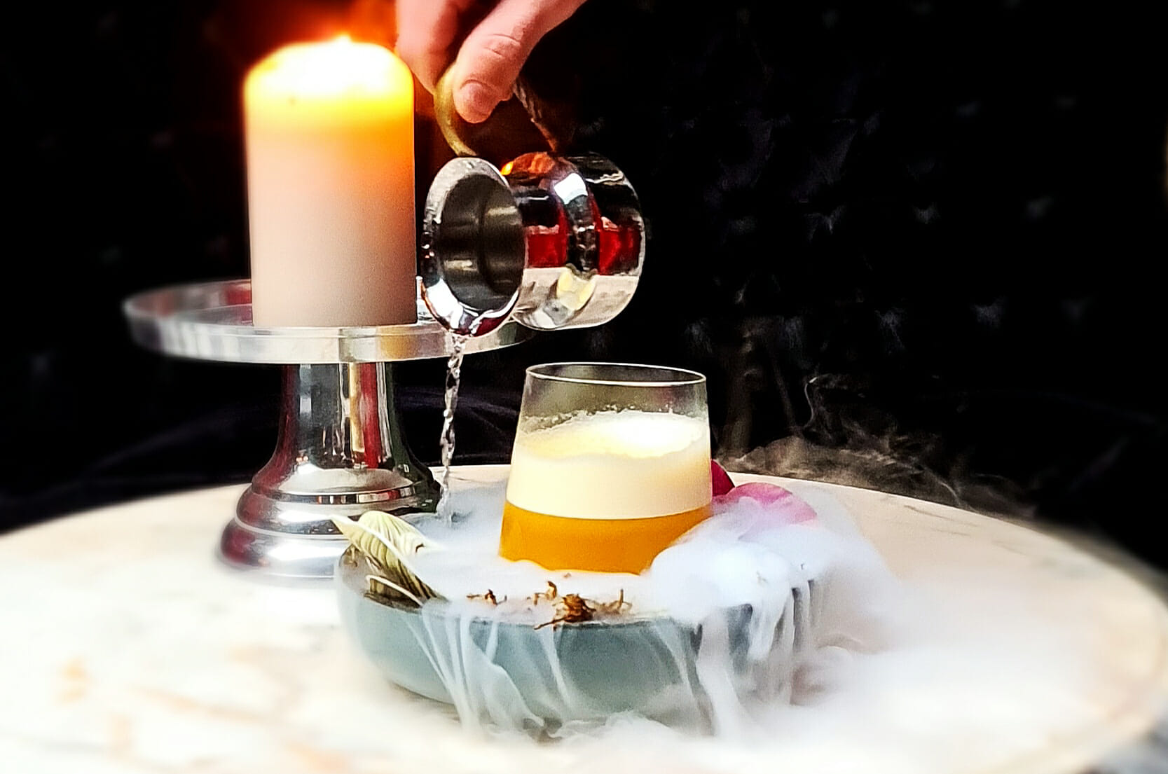 ghiaccio secco drink